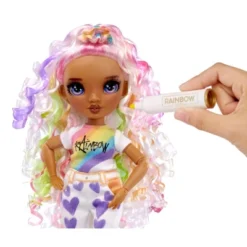 Rainbow High Color & Create DIY Fashion Doll - Purple Eyes/Curly Hair -Barbie Store GUEST 98538444 cf01 4911 a1d1 f11b0069720b