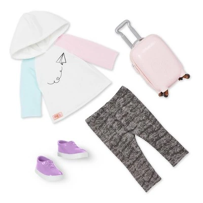 Our Generation Tyanna With Rolling Luggage & Accessories 18" Travel Doll 4 Our Generation Tyanna With Rolling Luggage & Accessories 18" Travel Doll - Image 4