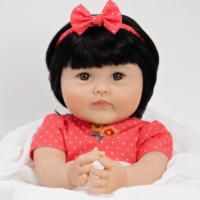 Paradise Galleries Reborn Baby Doll Kayo Hana 20 Inch Toddler - Black Hair/Brown Eyes 7 Paradise Galleries Reborn Baby Doll Kayo Hana 20 Inch Toddler - Black Hair/Brown Eyes - Image 7