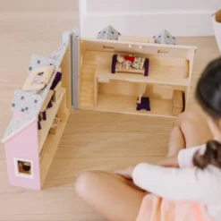 Melissa & Doug Fold And Go Wooden Dollhouse With 2 Dolls And Wooden Furniture 12 Melissa & Doug Fold And Go Wooden Dollhouse With 2 Dolls And Wooden Furniture -Barbie Store GUEST 9d1ab8a2 2305 4daa b209 e98bbd601b84