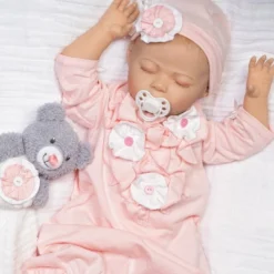 Paradise Galleries Reborn Baby Doll With Magnetic Pacifier, Buttons & Bows, 21 Inch Sleeping Girl In Softtouch Vinyl & Weighted Body, 8-Piece Gift Set -Barbie Store GUEST 9d83d094 0f05 4bcd 97db d66b9bd5d684