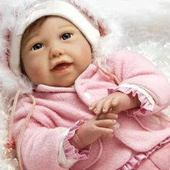 Paradise Galleries "Cuddle Bear Bella" Real Baby Doll. 21" Weighted Reborn Baby Doll With 5-Piece Baby Doll Clothes Set. Age 3+ -Barbie Store GUEST 9dc6906d 6ad2 4894 9328 22e0e8cf6218
