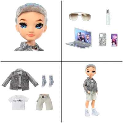 Rainbow High Aidan - Purple Boy Fashion Doll 4 Rainbow High Aidan - Purple Boy Fashion Doll - Image 4