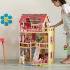 ShpilMaster Wooden Doll House With Toys And Furniture Accessories With LED Light For Ages 3+ -Barbie Store GUEST 9f2dc976 b0c5 428c 9252 81650d503106