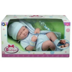 JC Toys La Newborn 14" Boy Baby Doll 5pc Set - Blue Romper -Barbie Store GUEST a07427e2 d00e 4e07 8b10 6c267c73358f
