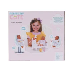 Perfectly Cute Baby Snack And Nap Set 8" Baby Doll - Light Brown Hair/Brown Eyes 5 Perfectly Cute Baby Snack And Nap Set 8" Baby Doll - Light Brown Hair/Brown Eyes -Barbie Store GUEST a1e9bfb0 94d0 4055 83c7 23bd509fab98