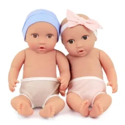 LullaBaby Twin Dolls Set With Floral And Star Sleep Sacks -Barbie Store GUEST a320d512 947e 4b59 b4a1 f2cb8d6b8599