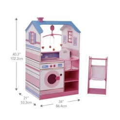 Olivia's Little World Childrens Wooden Doll Changing Station Dollhouse TD-11460W 15 Olivia's Little World Childrens Wooden Doll Changing Station Dollhouse TD-11460W -Barbie Store GUEST a458c422 f233 4802 8670 19237a82124a