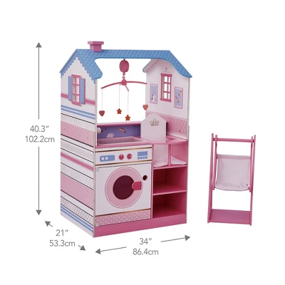 Olivia's Little World Childrens Wooden Doll Changing Station Dollhouse TD-11460W 6 Olivia's Little World Childrens Wooden Doll Changing Station Dollhouse TD-11460W - Image 6