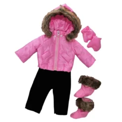 The Queen's Treasures 15 Inch Baby Doll Clothes Complete Pink Snow Suit -Barbie Store GUEST a795bef3 9257 4d91 8864 6d5406302906