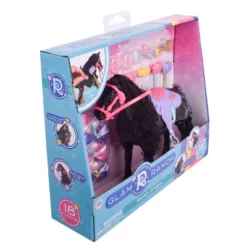 Glam-R-Ranch Raven Dream - Horse Toy With Hair Accessories -Barbie Store GUEST a8f5266d 3969 4c5d a52b 4dc823971f53