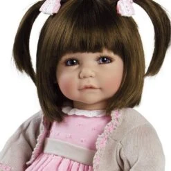 Adora Realistic Baby Doll Sweet Cheeks Toddler Doll - 20 Inch, Soft CuddleMe Vinyl, Brown Hair, Blue Eyes 10 Adora Realistic Baby Doll Sweet Cheeks Toddler Doll - 20 Inch, Soft CuddleMe Vinyl, Brown Hair, Blue Eyes -Barbie Store GUEST ab87511f 3c59 4bee b582 68c0000adc9a