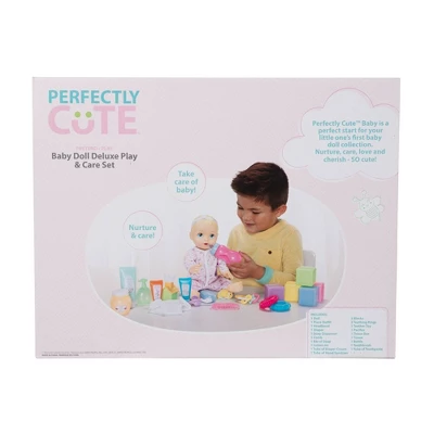 Perfectly Cute 24pc Baby Doll Deluxe Play And Care Set - Blonde Hair 4 Perfectly Cute 24pc Baby Doll Deluxe Play And Care Set - Blonde Hair - Image 4