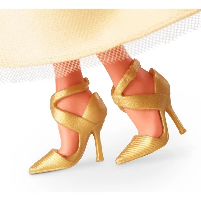 Barbie 13" Signature 2023 Holiday Collector Doll With Golden Gown And Light Brown Hair 3 Barbie 13" Signature 2023 Holiday Collector Doll With Golden Gown And Light Brown Hair - Image 3