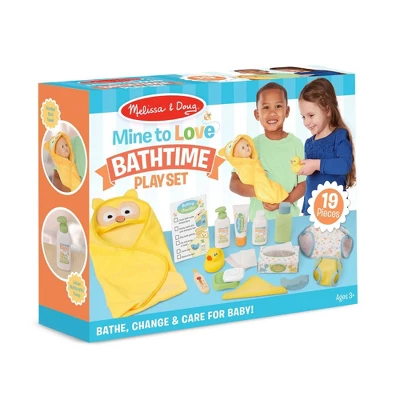 Melissa & Doug Mine To Love Changing & Bathtime Play Set 3 Melissa & Doug Mine To Love Changing & Bathtime Play Set - Image 3