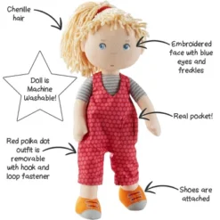 HABA Cassie 12" Machine Washable Soft Doll With Blonde Hair 19 HABA Cassie 12" Machine Washable Soft Doll With Blonde Hair -Barbie Store GUEST ae2a600d 629d 4650 b60e 6e076707b9d7