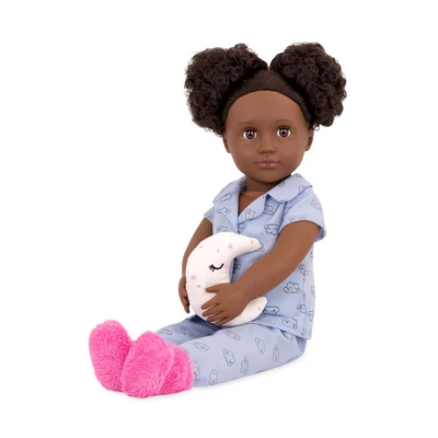 Our Generation Gloria With Moon Pillow 18" Sleepover Doll 2 Our Generation Gloria With Moon Pillow 18" Sleepover Doll - Image 2
