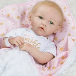 Paradise Galleries Reborn Baby Doll In Silicone-like Vinyl, 19 Inch Newborn Girl Baby Bundles: Born To Sparkle, 7-Piece Ensemble -Barbie Store GUEST b03d29ab 2151 43f1 8345 148c8e73d3bc