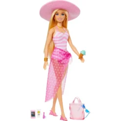 Barbie Doll With Swimsuit And Beach-Themed Accessories (Target Exclusive) 6 Barbie Doll With Swimsuit And Beach-Themed Accessories (Target Exclusive) -Barbie Store GUEST b15d0e4b eeba 489e b419 77819c7e2136