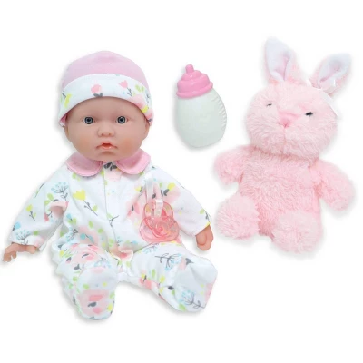 JC Toys La Baby 11" Soft Body Play Doll Body Travel Case Gift Set In Pink 1 JC Toys La Baby 11" Soft Body Play Doll Body Travel Case Gift Set In Pink