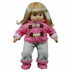 The Queen's Treasures 15 Inch Baby Doll Clothes Pink & Cream Overalls Set -Barbie Store GUEST b383c744 2375 4c32 859b 83ffa04f92ab
