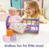 Kidoozie Lullaby Baby Playset - Soft Body Doll And Crib For Children Ages 2 And Older