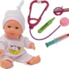 The New York Doll Collection 10 Inch Baby Doll Doctor Set