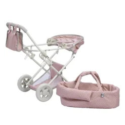 Olivia's Little World - Polka Dots Princess Baby Doll Deluxe Stroller - Pink & Gray -Barbie Store GUEST b8f4b8ef a126 4e4c aa4e ef1447b86208