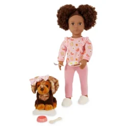 Our Generation Camryn & Coco 18" Matching Doll & Pet Set