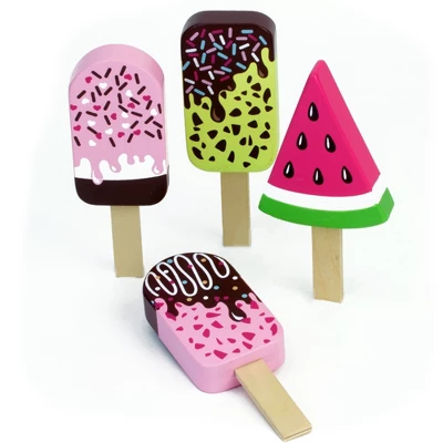Sophia’s Assorted Wooden Ice Cream Popsicle Bars, Multicolor 1 Sophia’s Assorted Wooden Ice Cream Popsicle Bars, Multicolor