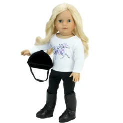 Sophia’s 4 Piece Horseback Riding Outfit With Riding Boots Set For 18'' Dolls, Black -Barbie Store GUEST bb95ed2d 92a4 4d42 bd38 f16bdbd246c2