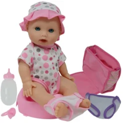 The New York Doll Collection 12 Inch Drink And Wet Potty Training Baby Doll -Barbie Store GUEST bbb34fc1 1683 430d aa53 ea92f739bca3