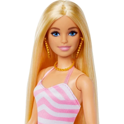 Barbie Doll With Swimsuit And Beach-Themed Accessories (Target Exclusive) 2 Barbie Doll With Swimsuit And Beach-Themed Accessories (Target Exclusive) - Image 2