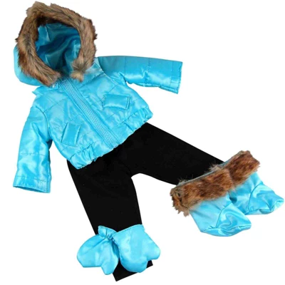 The Queen's Treasures 15 Inch Baby Doll Clothes Complete Blue Snow Suit 5 The Queen's Treasures 15 Inch Baby Doll Clothes Complete Blue Snow Suit - Image 5
