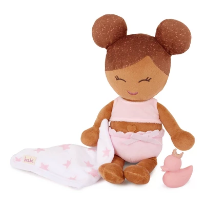 LullaBaby Bath Plush Doll For Real Water Play - Light Brown Hair 2 LullaBaby Bath Plush Doll For Real Water Play - Light Brown Hair - Image 2