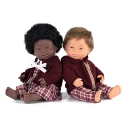 Miniland Educational Anatomically Correct 15" Baby Doll, Down Syndrome Boy, Brown Hair -Barbie Store GUEST c4ac6c3b 446e 492e aac3 998a61b05c2f