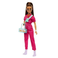 Barbie Doll In Trendy Pink Jumpsuit With Accessories And Pet Puppy (Target Exclusive) -Barbie Store GUEST c778621c 2e83 4023 9293 67f84cf6ddd8