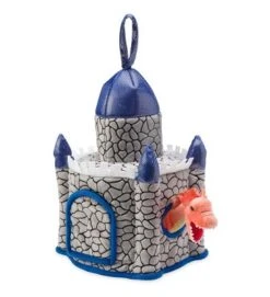 HearthSong - Plush Dragon Portable Play Set, Includes Four 6"H Winged Dragons And 12"H X 8" Sq. Castle, For Kids' Imaginative Play -Barbie Store GUEST c7dfb31e f881 4c5a bb08 a63545affe1a