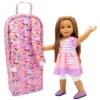Playtime By Eimmie 18 Inch Doll With Clothing And Backpack Case Allie