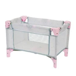 Perfectly Cute Star Print Folding Crib For Baby Doll -Barbie Store GUEST cc1d0280 d66d 4faf bf2f 52095d0e1e16