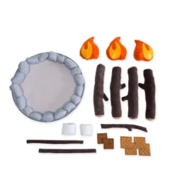 HearthSong - Plush Campfire Set For Kids Outdoor Play -Barbie Store GUEST cd5e5326 86fe 4666 b45a 045355f9458c