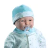 JC Toys La Baby 20" Baby Doll - Blue Outfit With Pacifier