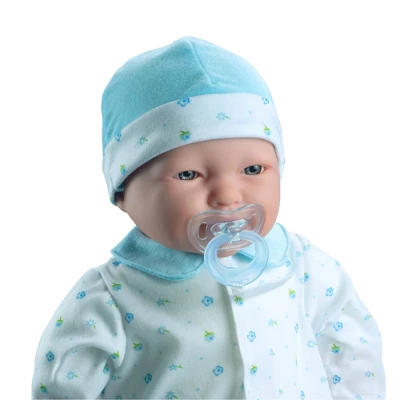 JC Toys La Baby 20" Baby Doll - Blue Outfit With Pacifier 1 JC Toys La Baby 20" Baby Doll - Blue Outfit With Pacifier