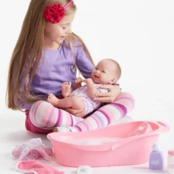 JC Toys La Newborn 14" Deluxe Bath Doll Set With Accessories -Barbie Store GUEST d011b078 d3e4 4f51 a066 ed50b8c1e562