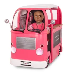 Our Generation Grill To Go Food Truck Playset With Electronics For 18" Dolls - Pink -Barbie Store GUEST d0367892 dd80 4d6a 94f1 1c534f8ca797