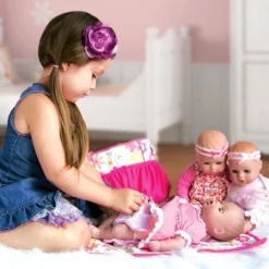 Adora Playtime Baby Flower Pink 13 Inch Baby Doll With Floral Overalls, Bow Headband And Bottle -Barbie Store GUEST d06e5001 c002 49a9 970c 1f90106c30b9