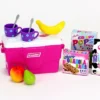 Sophia’s Cooler, Mugs And Grocery Food Set For 18'' Dolls, Hot Pink