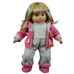 The Queen's Treasures 15 Inch Baby Doll Clothes Pink & Cream Overalls Set -Barbie Store GUEST d389b360 ff8f 4a72 9aeb df2bca209b06