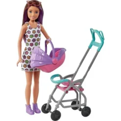 Barbie Skipper Babysitters Inc. Playset - Straight Brunette Hair