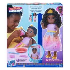 Baby Alive Princess Ellie Grows Up! Growing And Talking Baby Doll - Black Hair -Barbie Store GUEST d6c95fd2 9eaf 4e6c ac2a f4df7c8f9030